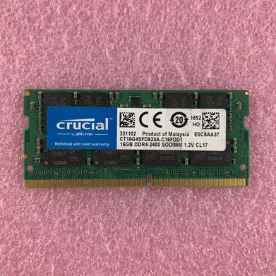 Crucial CT16G4SFD824A.C16FDD1 16 GB DDR4 240MHz PC4-19200 Laptop Memory RAM