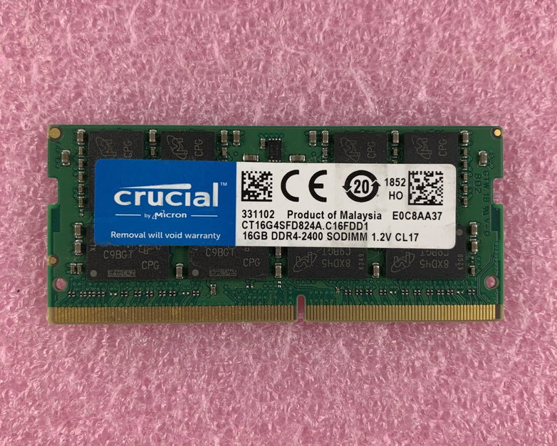 Crucial CT16G4SFD824A.C16FDD1 16 GB DDR4 240MHz PC4-19200 Laptop Memory RAM