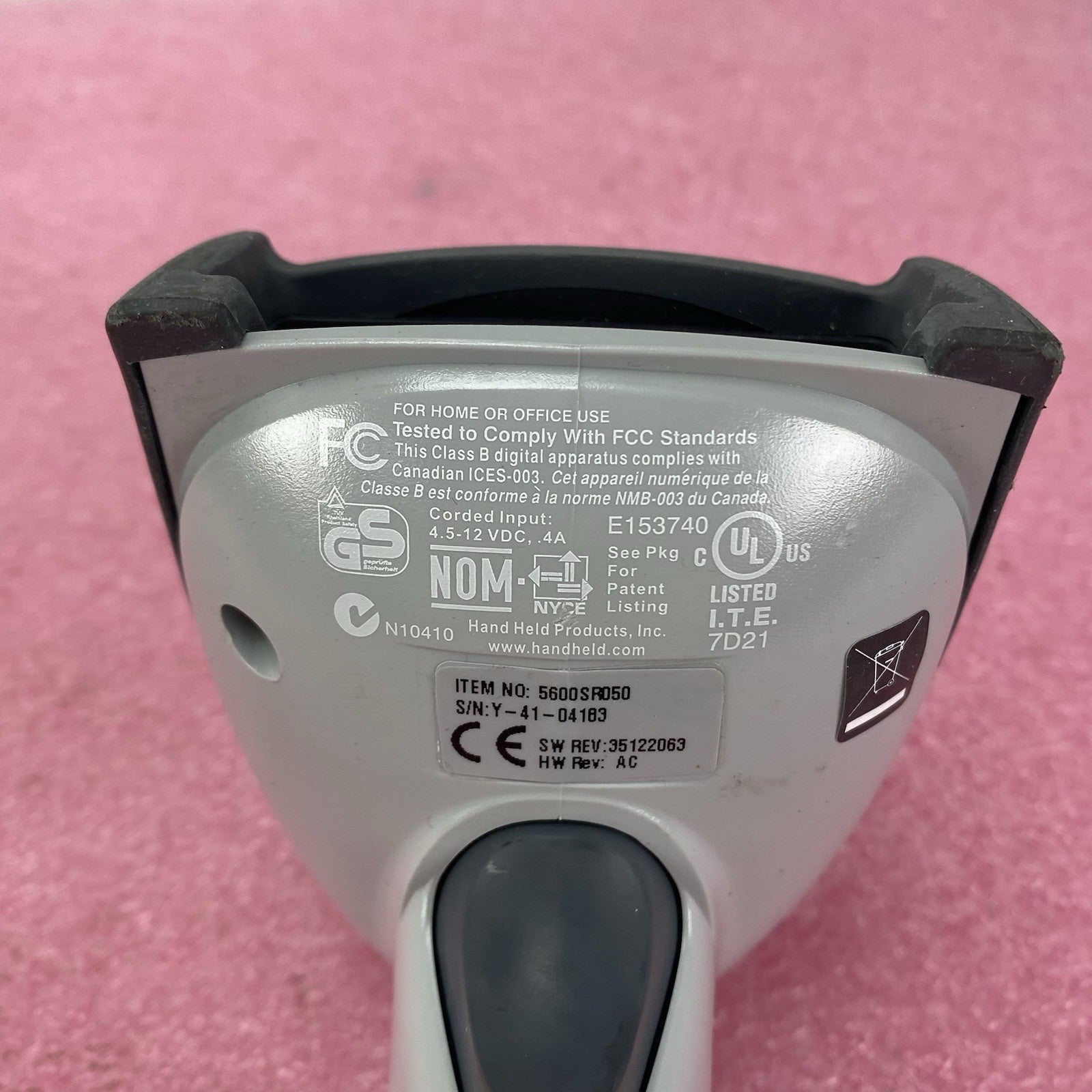 Handheld IT 5600 SR Barcode Scanner 5600SR050 USB Corded Tested6