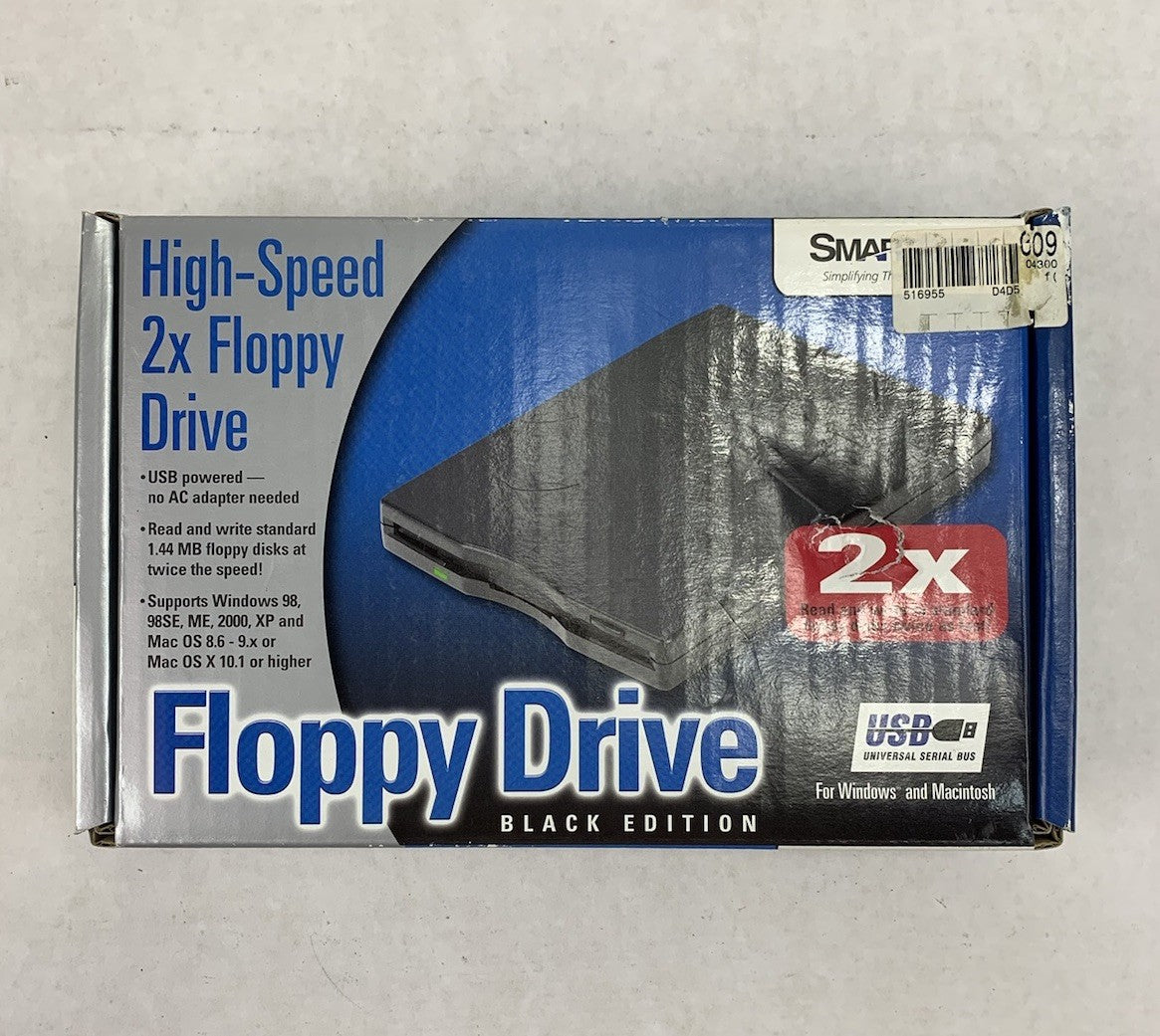 SmartDisk High-Speed 2x Floppy Drive Black Edition