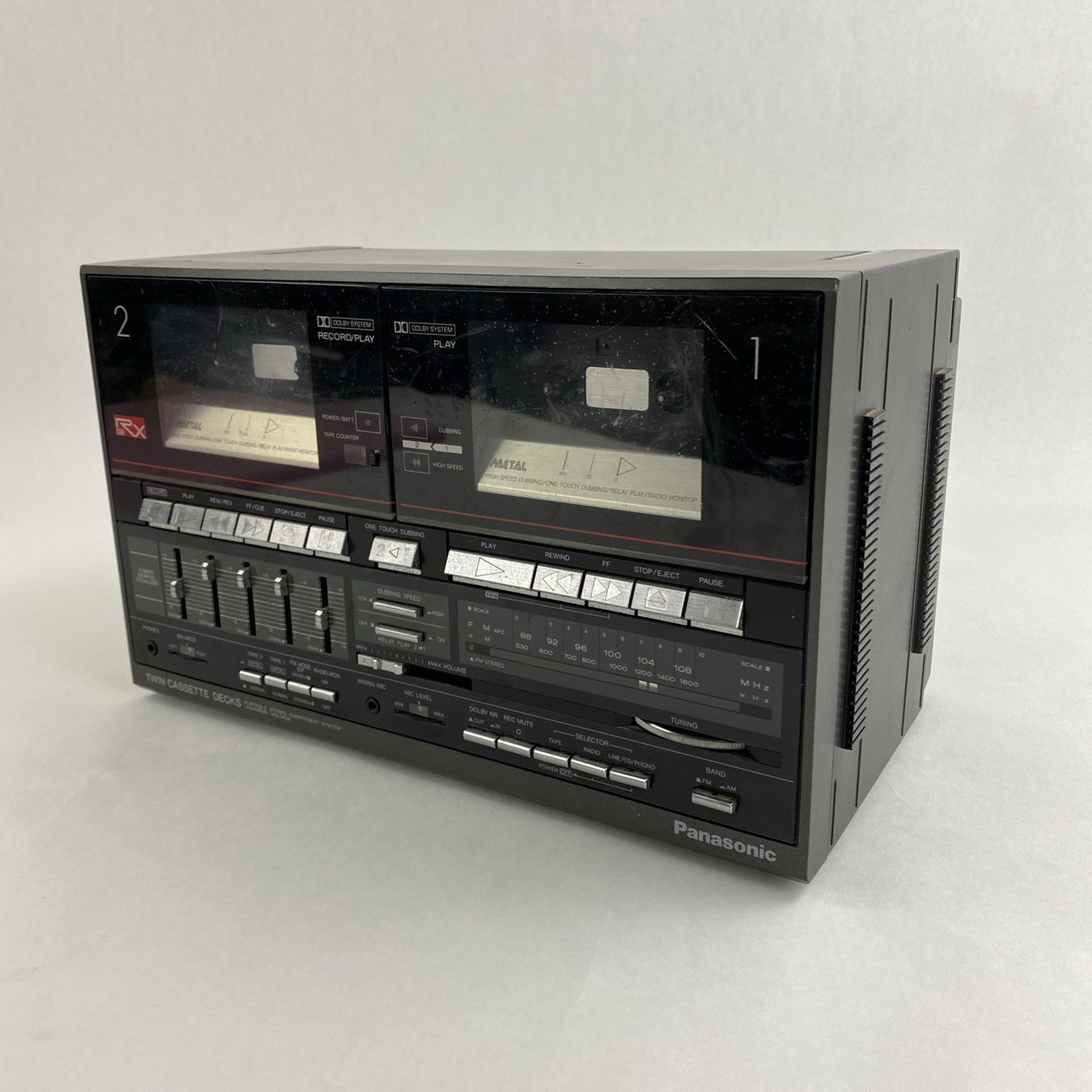 Panasonic RX-C66 Twin Cassette Decks0