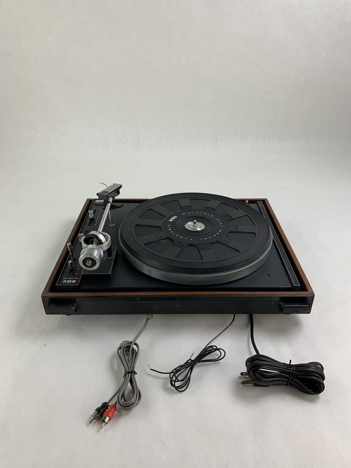 BIC 980 Turntable Belt Drive Automatic Missing Cover Tested 33 Doesn't Auto Land