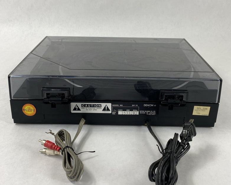 Denon DP-7F Quartz Turntable Tested