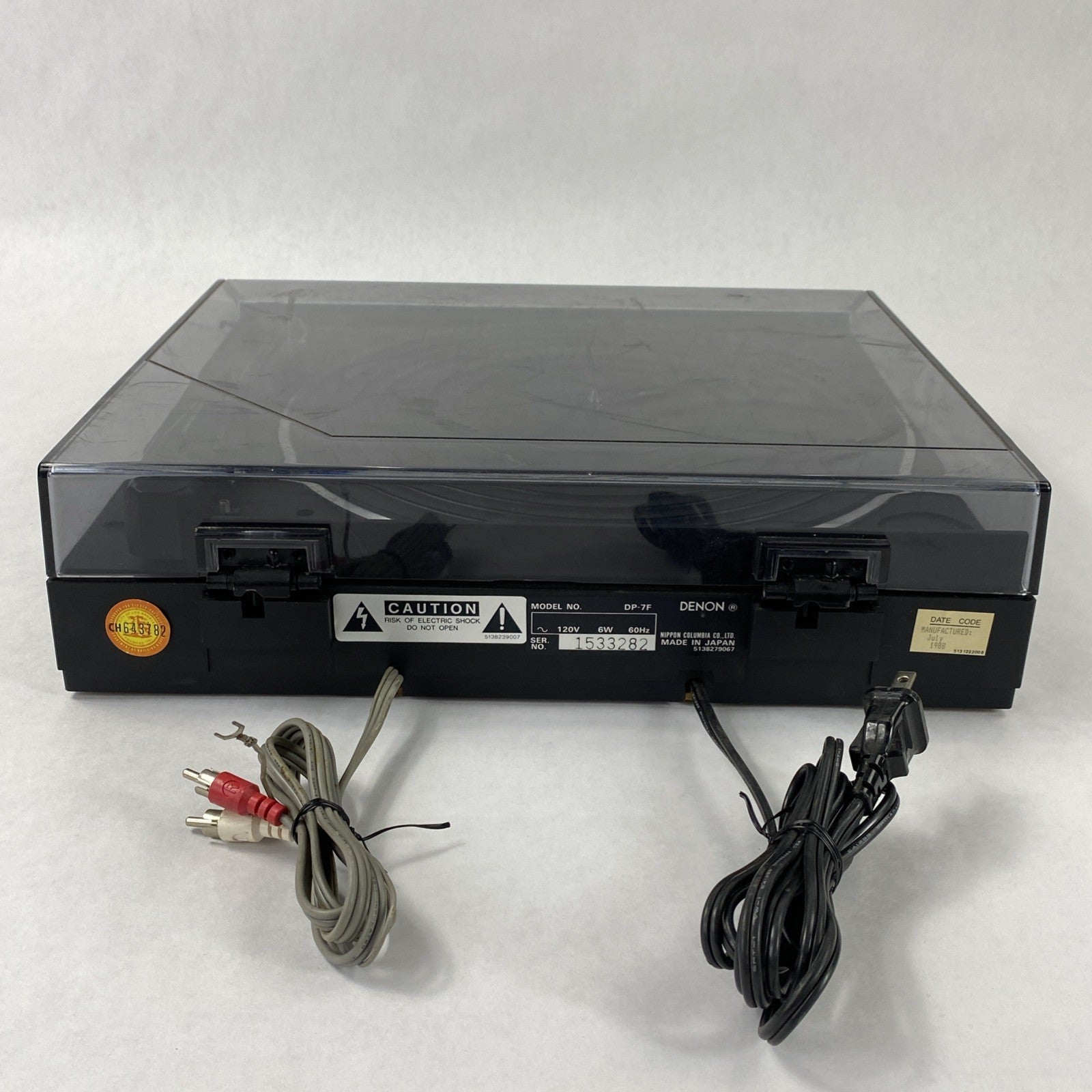 Denon DP-7F Quartz Turntable Tested