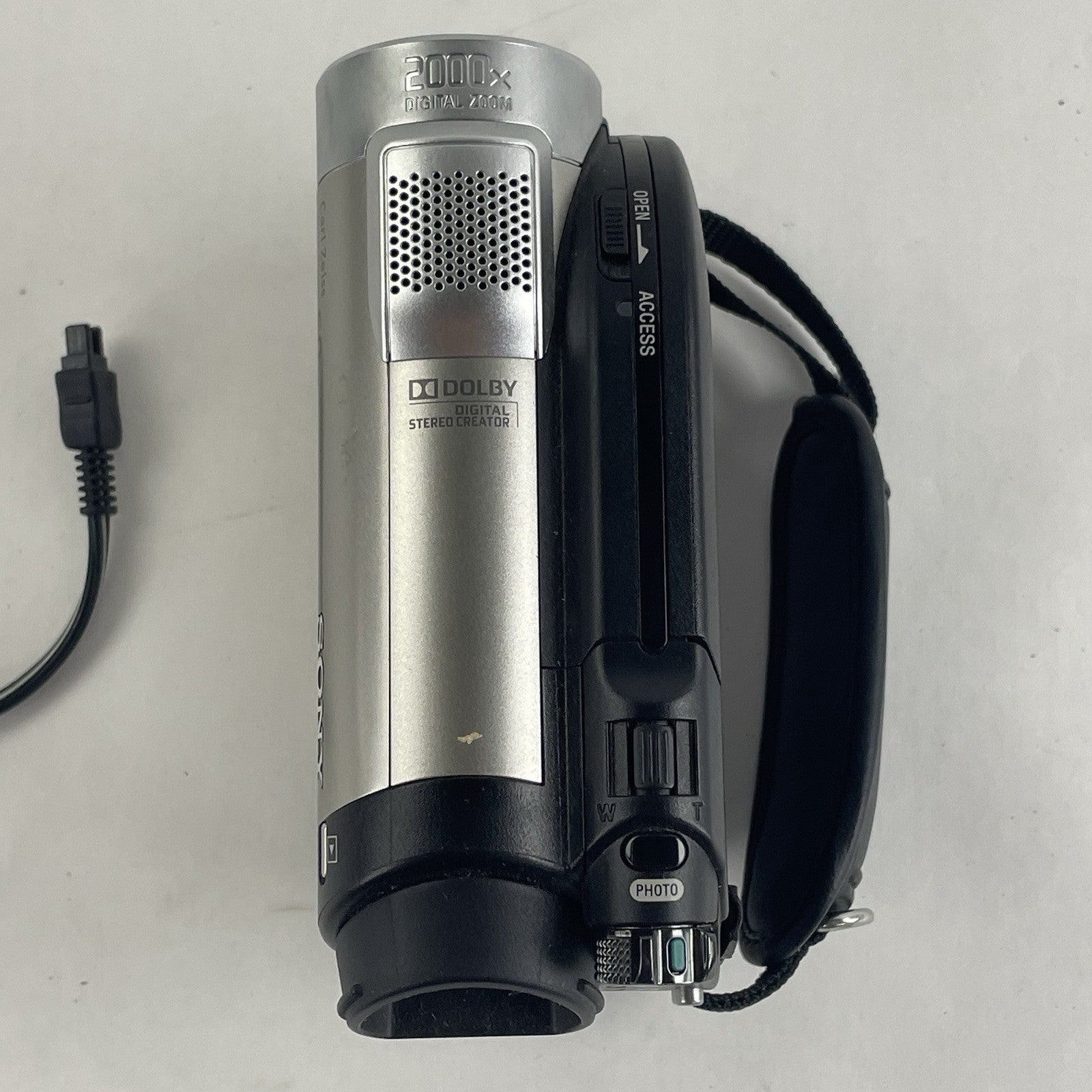 Sony Handycam DCR-DVD650 Camera ONLY Tested & Reset No Power Cord/Battery9