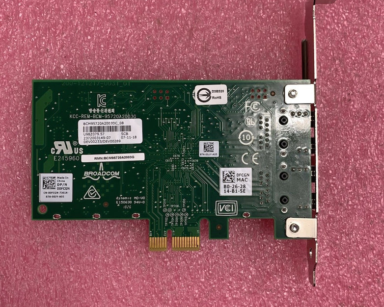Broadcom BCM5720 PCIe Dual-Port Network Card