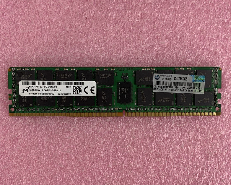Micron MTA36ASF2G72PZ-2G1A2IG 16 GB PC4-17000 DDR4-2133MHz Server Memory Ram