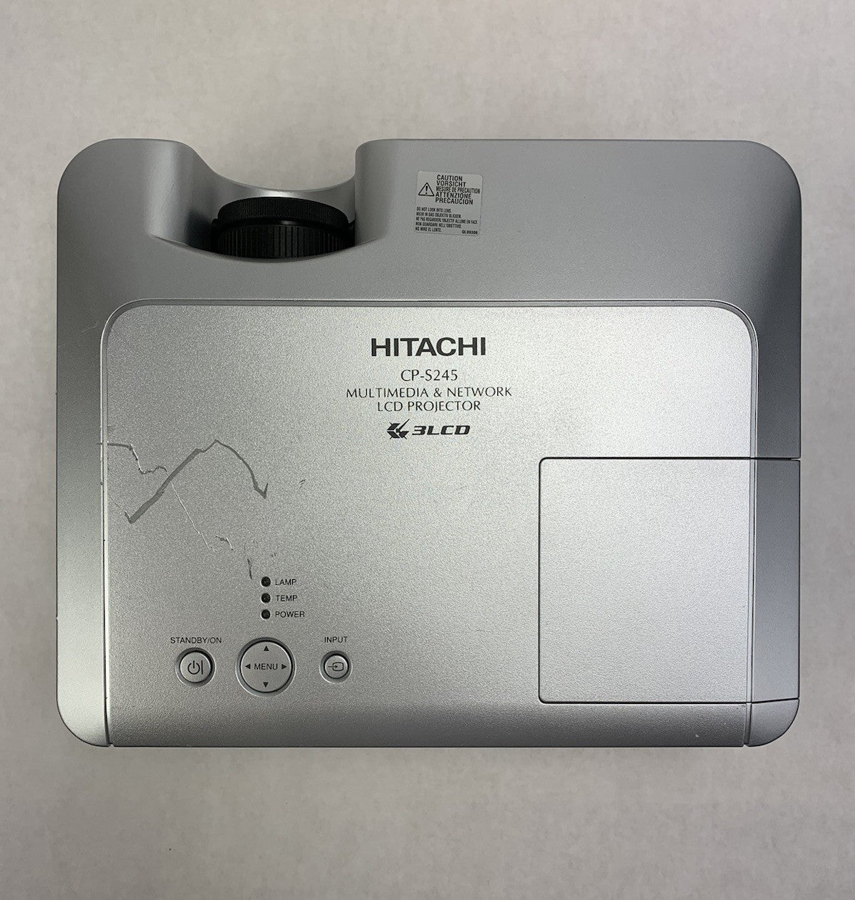 Hitachi CP-S245 LCD Lamp Projector No Remote 646 Lamp Hours