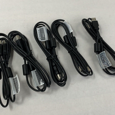 Lot 5 6’ Universal USB 2.0 Printer Scan Cable USB A To B Male 50.7A224.011-R