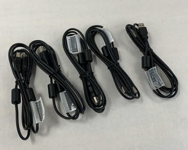 Lot 5 6’ Universal USB 2.0 Printer Scan Cable USB A To B Male 50.7A224.011-R
