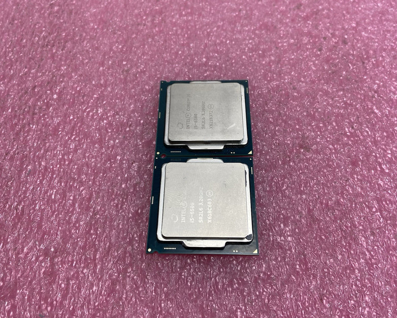 lot of 2 Intel Core i5-6500 SR2L6 3.2GHz Desktop CPU