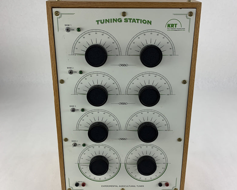 KRT Experimental Agricultural Tuner Tuning Station Powers On Kelly Research Tech
