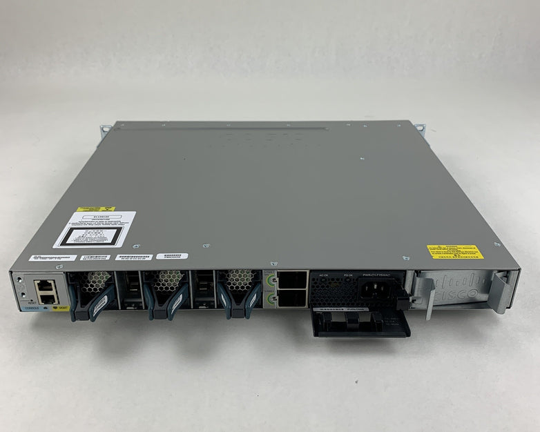 Cisco WS-C3850-48P-S V06 Catalyst 3850 w/ C3850-NM-4-1G Switch Tested Reset