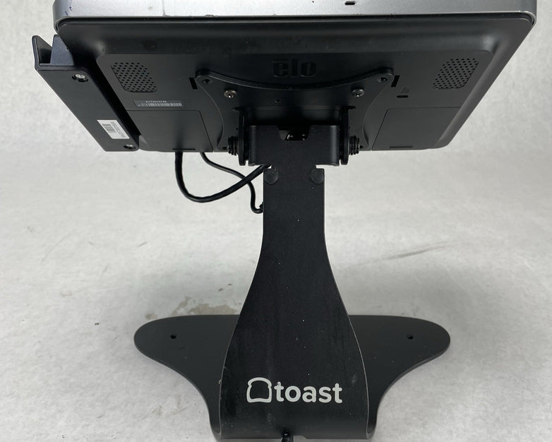 Toast POS Monitor Terminal ESY w/Stand MSM8960 and Card Reader Power Tested