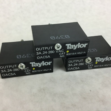 Taylor  6001BA14521A E58169  LR35852  Lot of 3