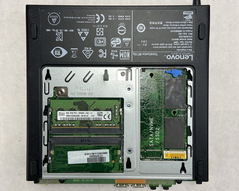 Lenovo ThinkCentre M710q Micro Intel Core i5-6500T 2.5GHz 8GB RAM No HDD\OS\AC