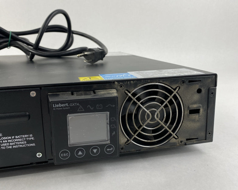 Vertiv Liebert GXT4-1500RT120 Battery Backups Tested - No Batteries Ears READ