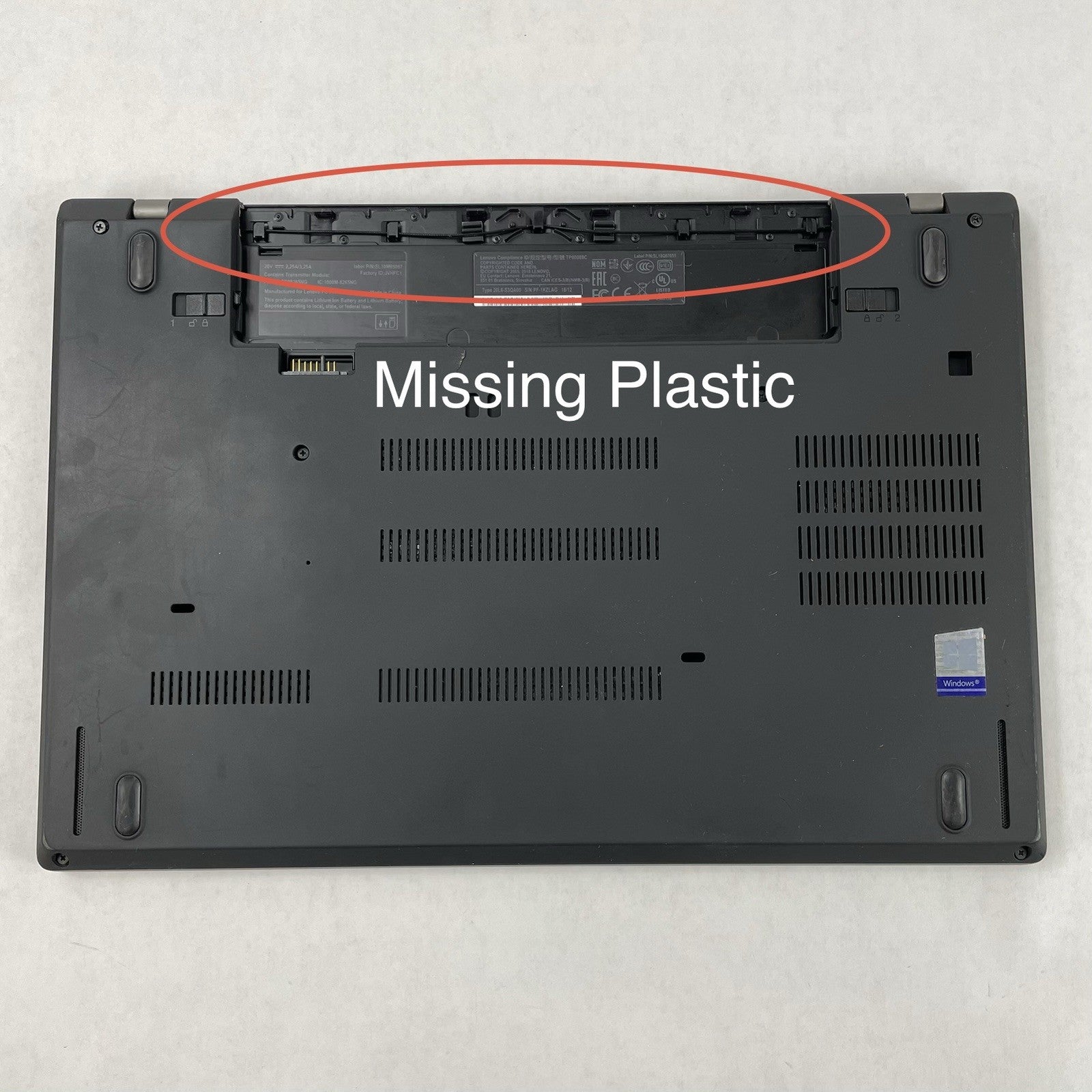 Lenovo ThinkPad T480 14" i5-8350U 1.70 GHz 8 GB RAM No SSD/OS/AC - READ14
