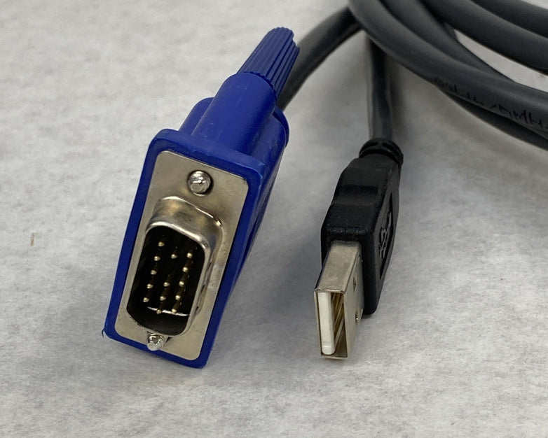 Avocent USBIAC-10 USB and VGA integrated CAT5 KVM Server Cable 520-422-502