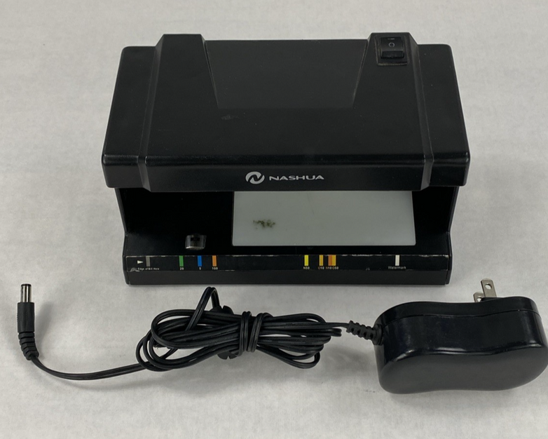 Nashua BJ-135 Counterfeit Bill Detector Power Tested