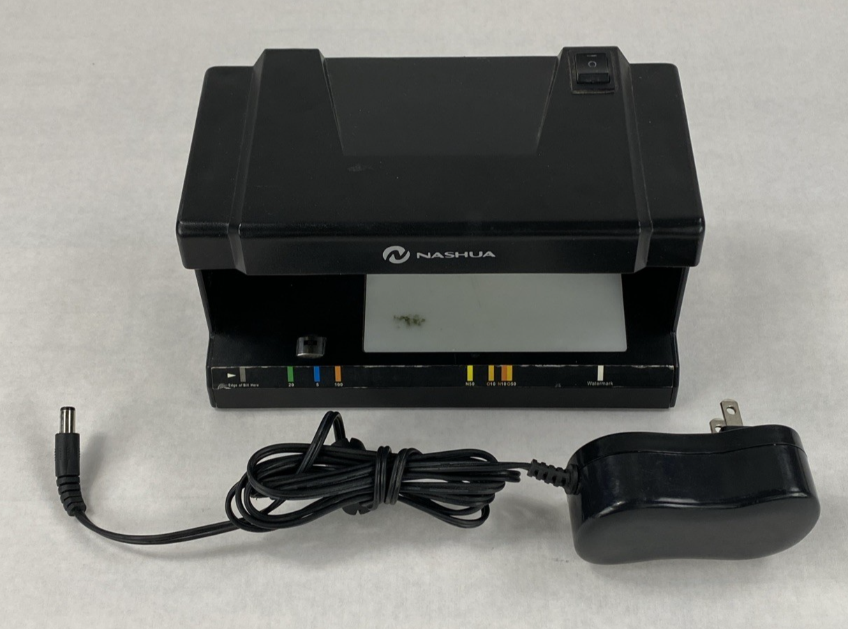 Nashua BJ-135 Counterfeit Bill Detector Power Tested