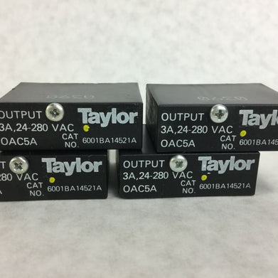 Taylor 6001BA14521A E58169  LR35852  Lot of 4
