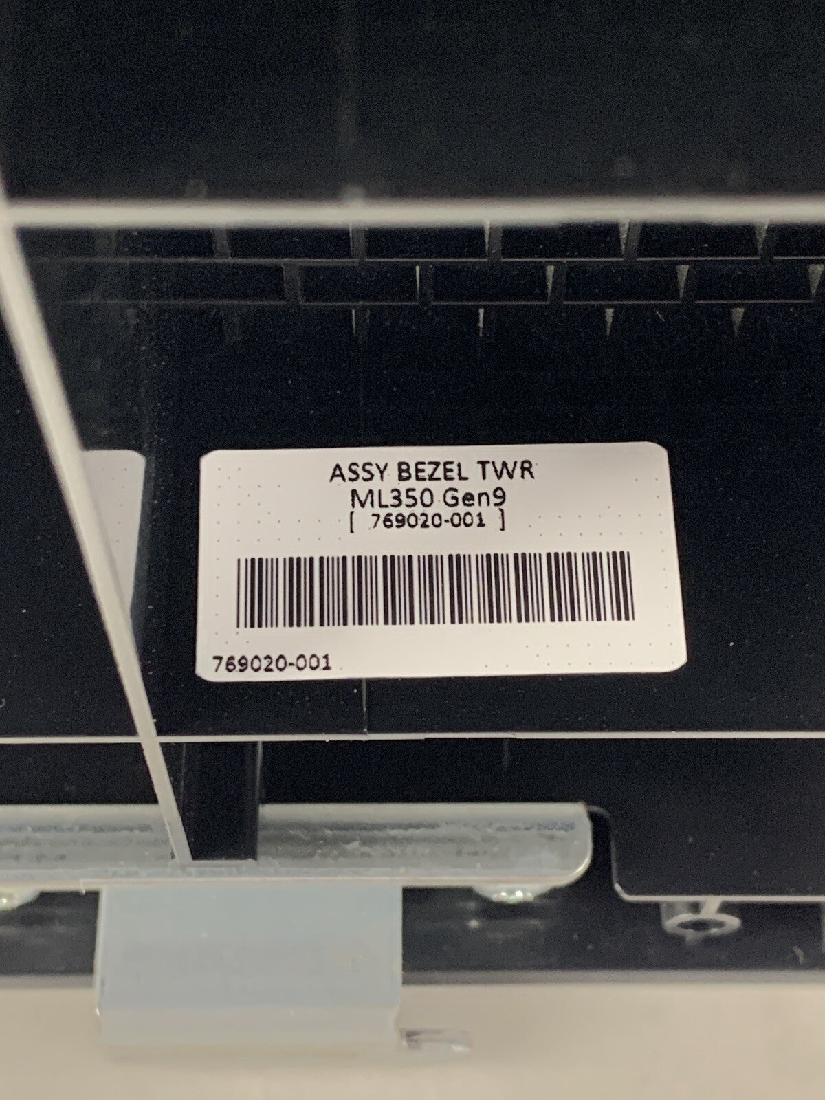 HP  769020-001 ML350 Gen9 Frontbezel Faceplate No Key