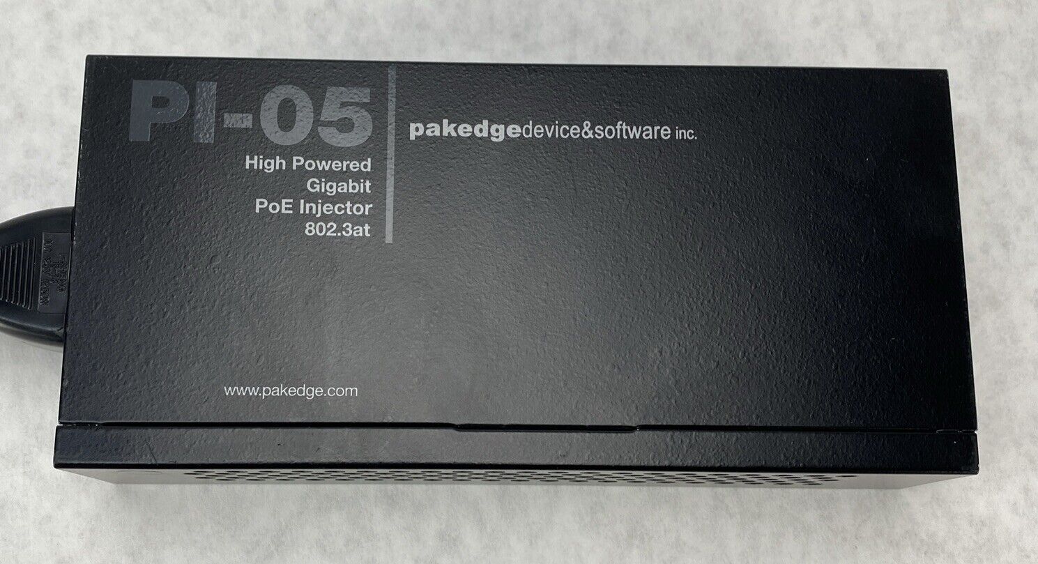 Pakedge PI-05 802.3at Power Over Ethernet Injector High Powered Gigabit PoE