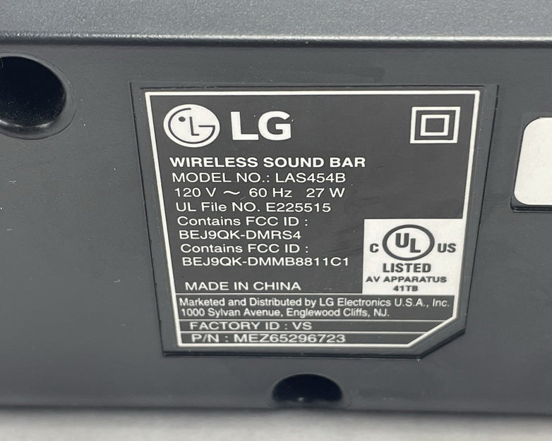 LG LAS350B Bluetooth Optical Sound Bar Tested Working