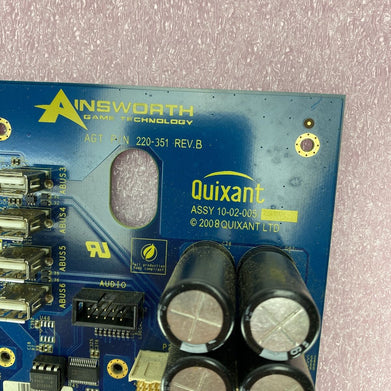 Ainsworth A560 Backplane AGT 220-351 Quixant 10-10-02-005