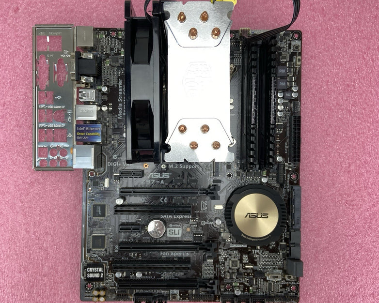 ASUS Z97-A Motherboard Intel Core i5-4690K 3.5GHz 16GB RAM w/IO Shield Hyper 212