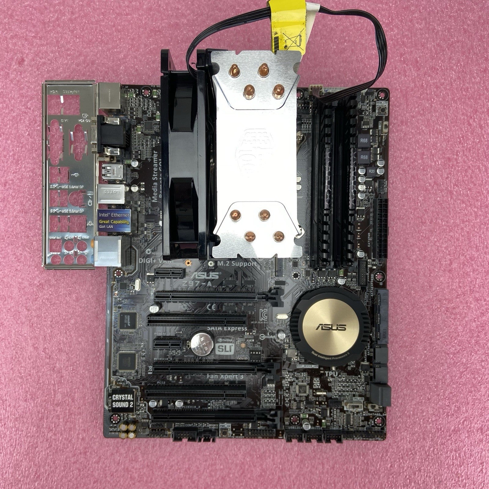 ASUS Z97-A Motherboard Intel Core i5-4690K 3.5GHz 16GB RAM w/IO Shield Hyper 2125
