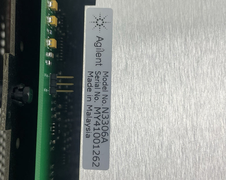 Agilent N3300A Electronic Load Mainframe 2x N3306A Module - Needs Calibration