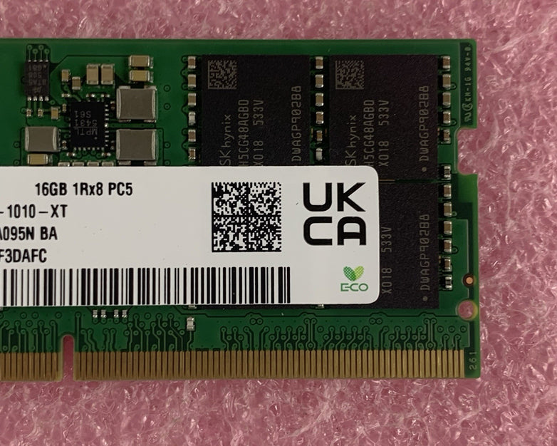 SK Hynix HMCG78AGBSA095N BA 16 GB DDR5 1Rx8 5600B Laptop Ram Memory