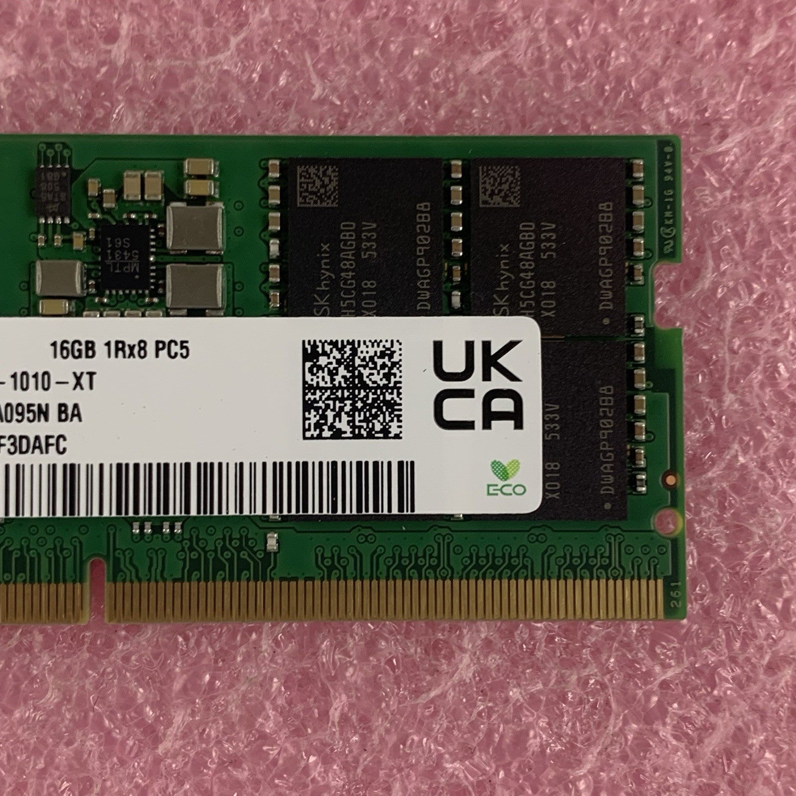 SK Hynix HMCG78AGBSA095N BA 16 GB DDR5 1Rx8 5600B Laptop Ram Memory3