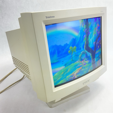 Sony Trinitron Color Monitor CPD-1425 Vintage Gaming CRT Display