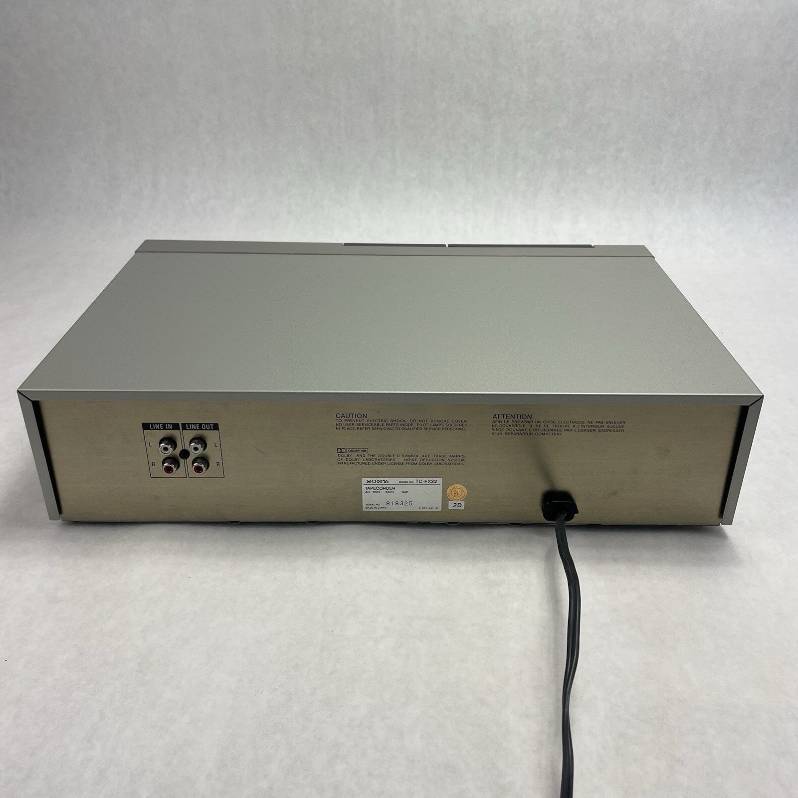 Sony TC-FX22 Tape Recorder Cassette Tape Player Tested For Parts6