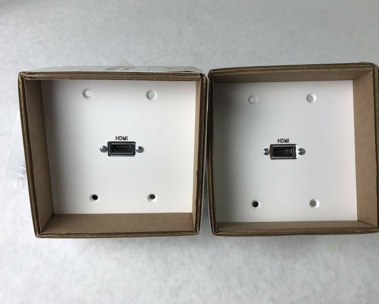 Panel Crafters 1-Gang HDMI Wall Plate S66227-WQ555720 Lot of (2)
