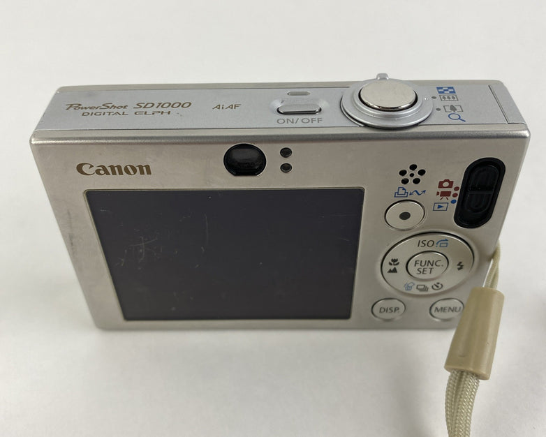 Canon PowerShot SD1000 Digital ELPH 5.8-17.4mm 1:2.8-4.9 - Tested