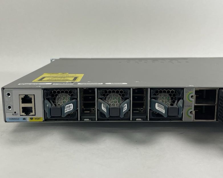 Cisco WS-C3850-48U-S V07 48-Port UPoE Switch  2x 1100W PSU Tested & Reset