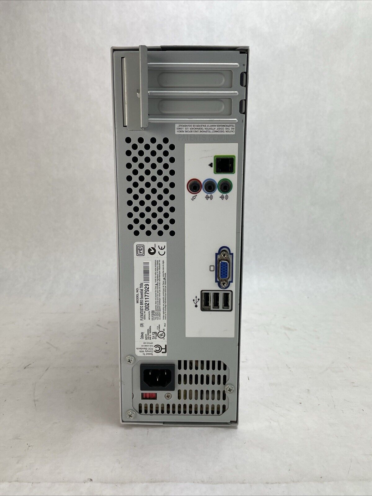 Gateway FlEXATCSTC BRO 700c SFF Intel Celeron 700MHz 192MB RAM No HDD No OS