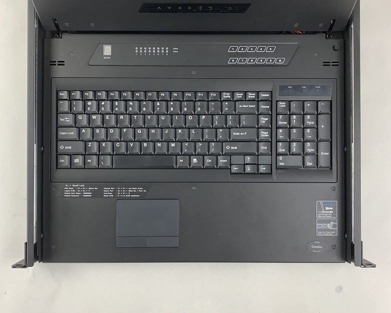 Acnodes MKD6117 Rackmount 17" KVM Console - Tested