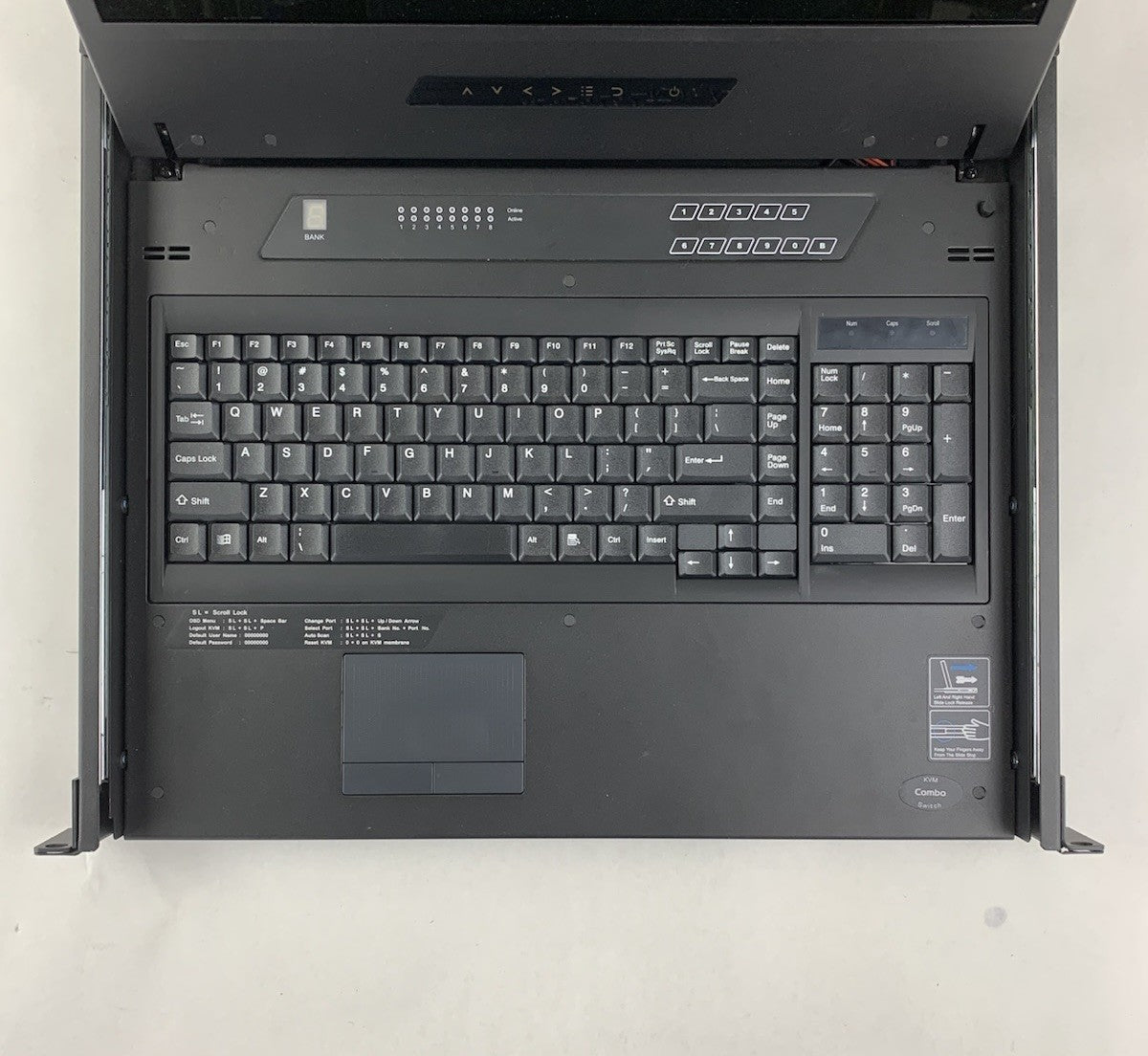 Acnodes MKD6117 Rackmount 17" KVM Console - Tested2