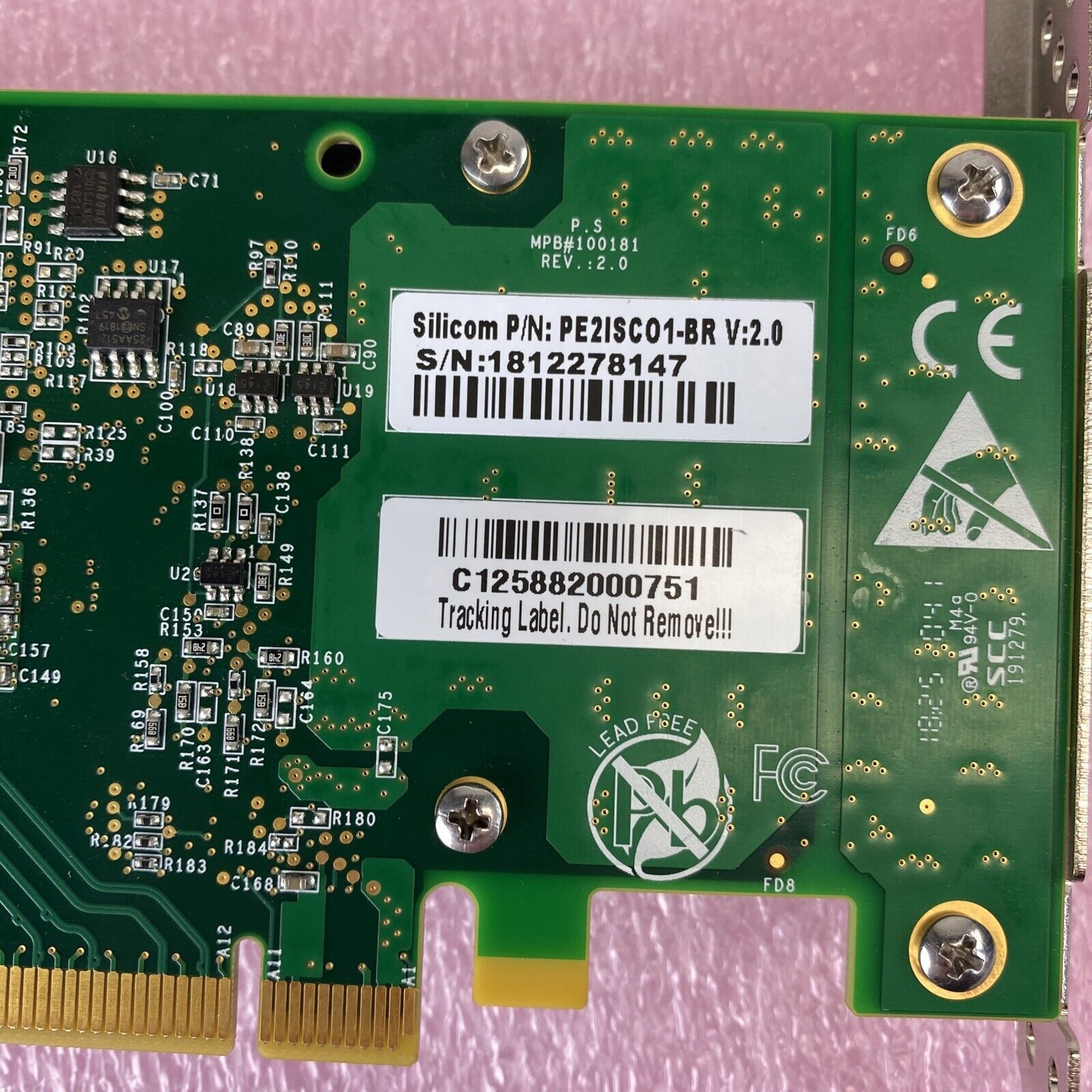 Silicom PE2ISCO1 Accelerator Crypto Compression PCIe Server Adapter