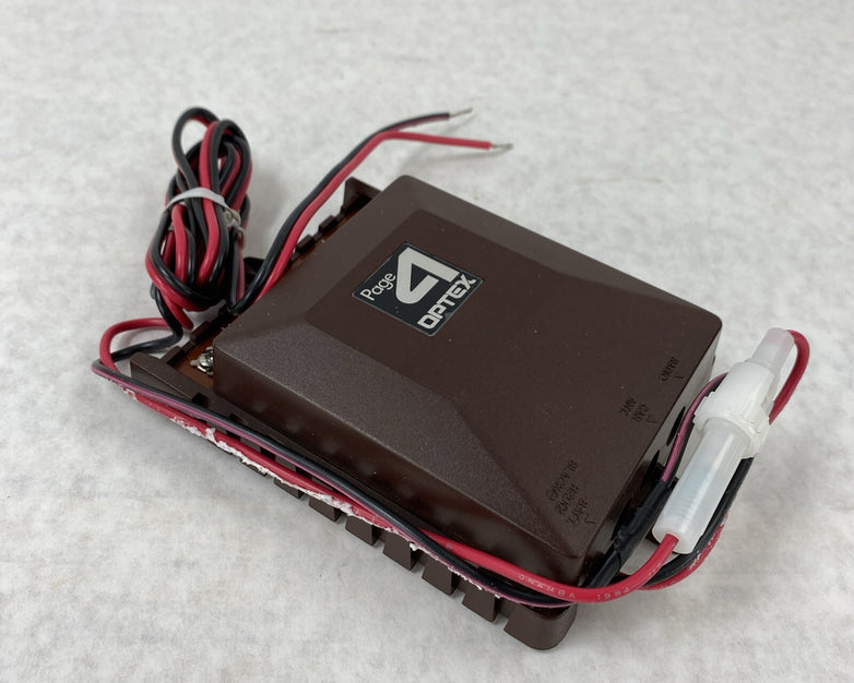 Optex WG-5 Page 4 Vehicle Alarm System