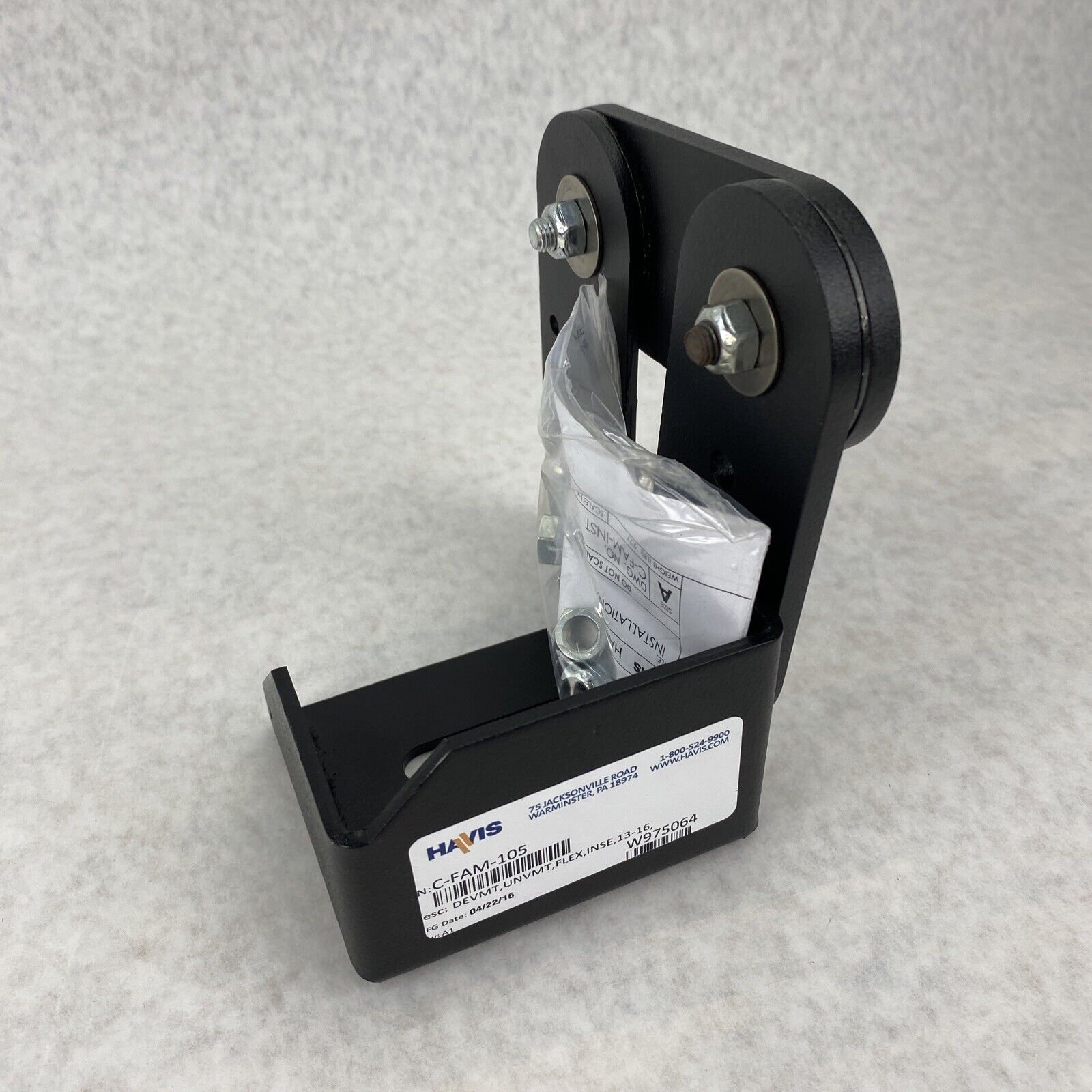 Havis C-FAM-105 Installation Flex Arm Mount DEVMT UNVMT FLEX INSE 13-16