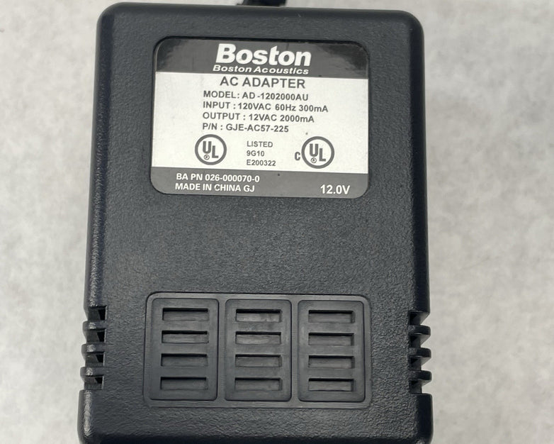 Boston Acoustics BA745 Computer Speaker System Sub & 2 Satellites Tested