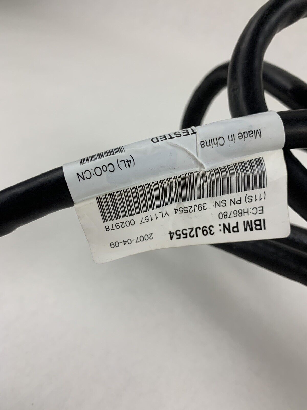 IBM 39J2554 H86780  3.5M CABLE FOXCONN
