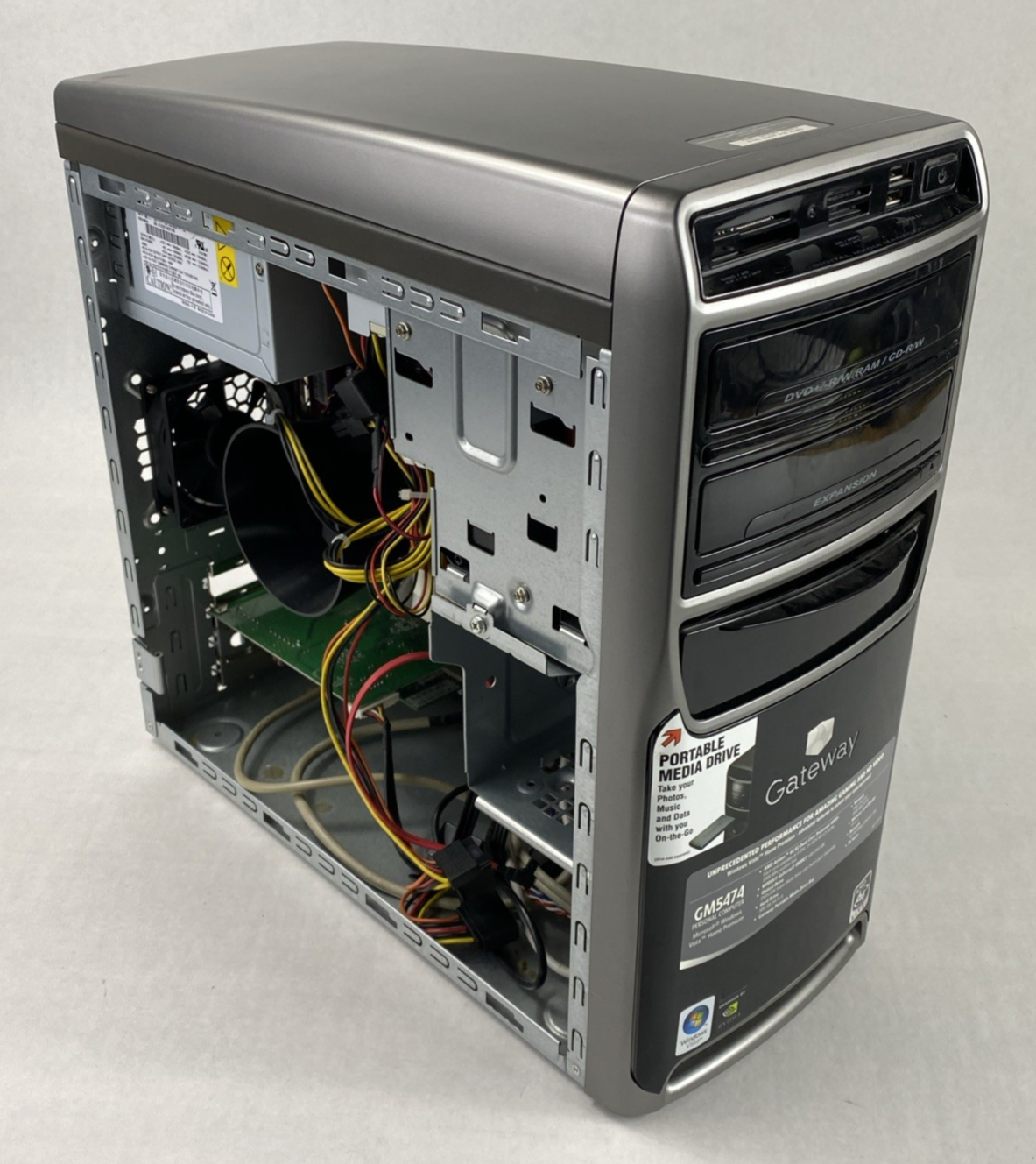 Gateway GM 5474 MT AMD Athlon 64 x2 3.10GHz 2GB RAM No HDD No OS