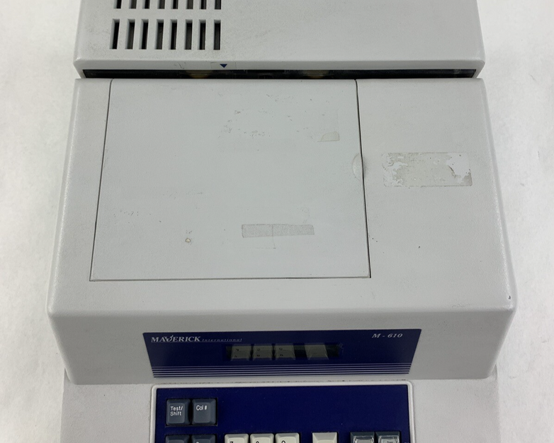 Maverick M-610 Check Encoder Tested Needs Ribbon